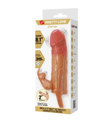 PRETTY LOVE OSMAR FUNDA PARA PENE ESTIMULADOR DE CLITORIS CON VIBRACION