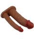PRETTY LOVE YAIRON FUNDA PARA PENE DOBLE CON EXTENSION DE 4 CM MULATO