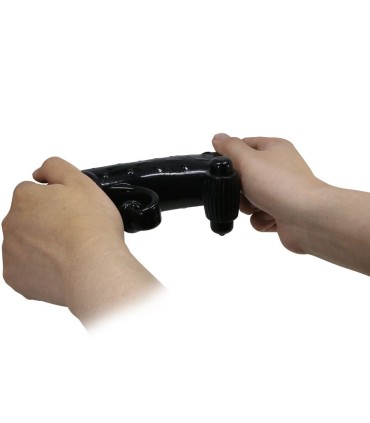 ROMANCE FUNDA PARA PENE CON VIBRACION NEGRO