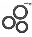 ADDICTED TOYS - SET DE ANILLOS SILICONA MODELO 1