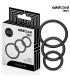 ADDICTED TOYS SET DE ANILLOS SILICONA MODELO 2