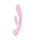 SATISFYER TRIPLE OH VIBRADOR HIBRIDO ROSA