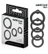 ADDICTED TOYS SET ANILLOS SILICONA DE PRESION
