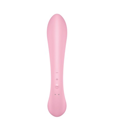 SATISFYER TRIPLE OH VIBRADOR HIBRIDO ROSA