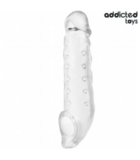 ADDICTED TOYS FUNDA PARA EL PENE TRANSPARENTE TALLA S 23 CM
