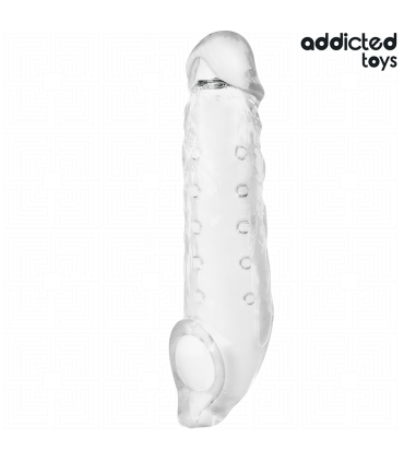ADDICTED TOYS FUNDA PARA EL PENE TRANSPARENTE TALLA S 23 CM