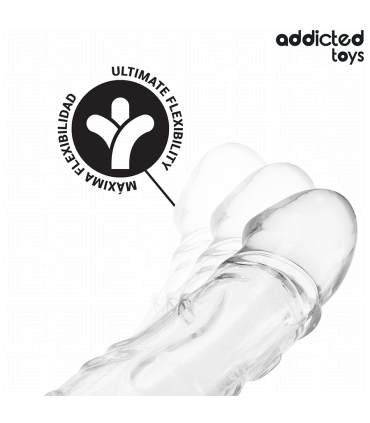 ADDICTED TOYS EXTENSOR PARA EL PENE TRANSPARENTE 27 CM