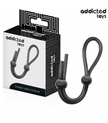 ADDICTED TOYS CUERDA SILICONA PARA EL PENE DE LAZO DOBLE