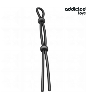 ADDICTED TOYS CUERDA SILICONA PARA EL PENE DE LAZO DOBLE