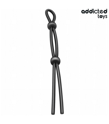 ADDICTED TOYS CUERDA SILICONA PARA EL PENE DE LAZO DOBLE
