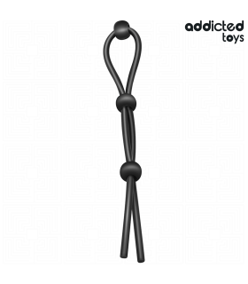 ADDICTED TOYS CUERDA SILICONA PARA EL PENE DE LAZO TRIPLE