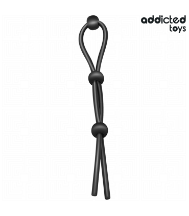 ADDICTED TOYS CUERDA SILICONA PARA EL PENE DE LAZO TRIPLE