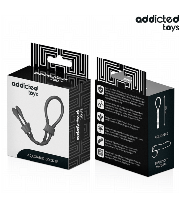 ADDICTED TOYS CUERDA SILICONA AJUSTABLE PARA EL PENE