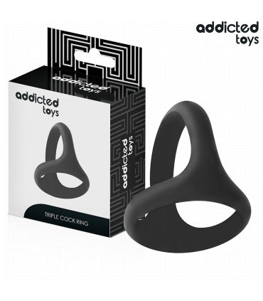ADDICTED TOYS ANILLO TRIPLE GRUESO PARA EL PENE
