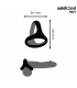 ADDICTED TOYS ANILLO TRIPLE GRUESO PARA EL PENE