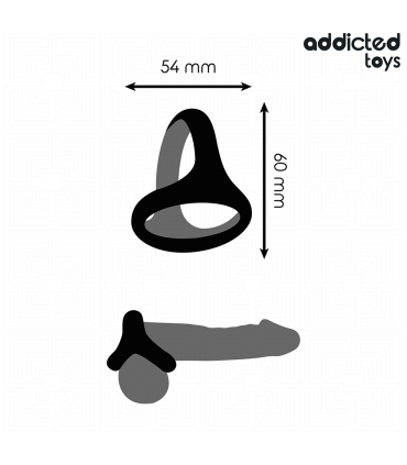 ADDICTED TOYS ANILLO TRIPLE GRUESO PARA EL PENE