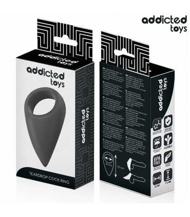 ADDICTED TOYS ANILLO CON FORMA DE LAGRIMA PARA EL PENE