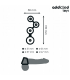 ADDICTED TOYS ANILLO PARA EL PENE CON DIVISORES PARA TESTICULOS