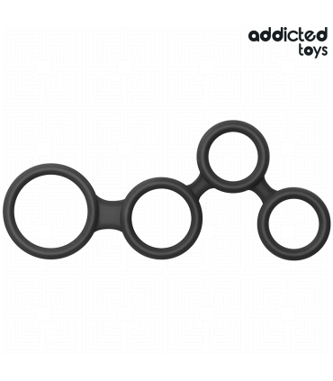 ADDICTED TOYS ANILLO PARA EL PENE CON DIVISORES PARA TESTICULOS