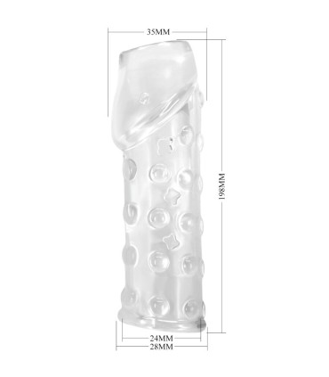 PRETTY LOVE FUNDA PARA PENE APRETADA Y VOLUMINIZADORA TRANSPARENTE