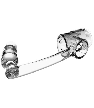 PRETTY LOVE FUNDA PARA PENE CON PLUG ANAL TRANSPARENTE