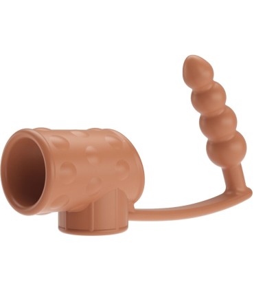PRETTY LOVE FUNDA PARA PENE CON PLUG ANAL NATURAL