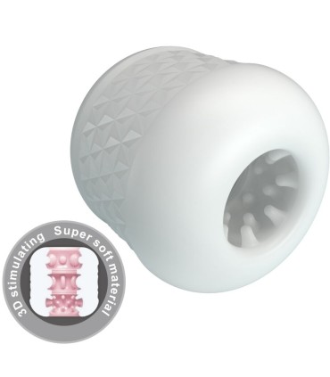 PRETTY LOVE CRYSTLE MASTURBADOR MASCULINO BLANCO