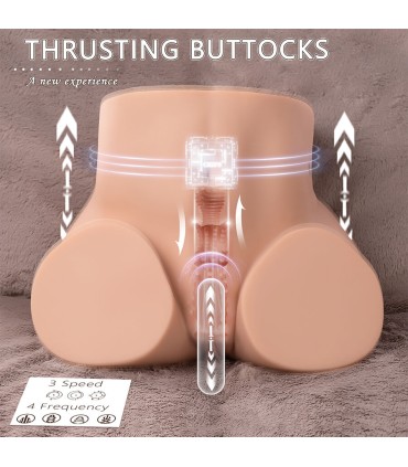 XISE ETHEL THRUSTING MASTURBADOR VAGINA REALISTICO CON VIBRACION MULTIPOSICION