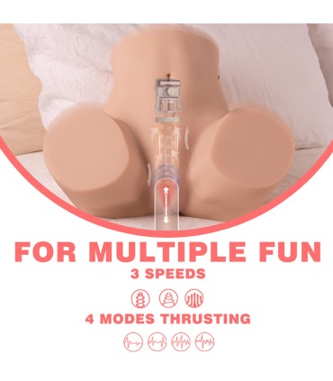 XISE DANAE THRUSTING MASTUBADOR VAGINA REALISTICO CON VIBRACION MULTIPOSICION