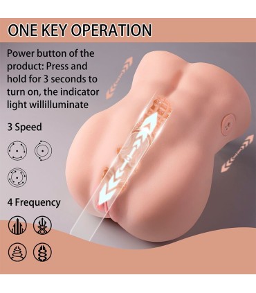 XISE LYDIA MASTURBADOR VAGINA FEMENINO CON THRUSTING 25 CM