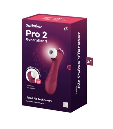SATISFYER PRO 2 GENERACION 3 LIQUID AIR TECHNOLOGY GRANATE