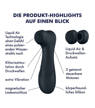 SATISFYER PRO 2 GENERACION 3 LIQUID AIR TECHNOLOGY NEGRO