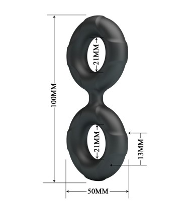 CRAZY BULL RADWAN ANILLO DOBLE SILICONA MODELO 19