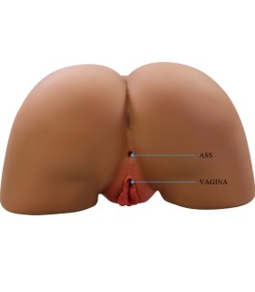 CRAZY BULL GERIANN TRASERO FEMENINO REALISTA VIBRADOR SUCCIONADOR CON SONIDO 55 KG