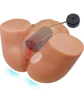 CRAZY BULL ILANA TRASERO FEMENINO REALISTA VIBRADOR SUCCIONADOR CON SONIDO 68 KG