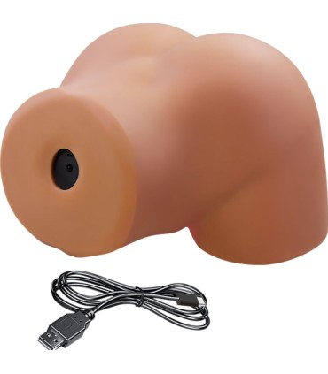 CRAZY BULL ILANA TRASERO FEMENINO REALISTA VIBRADOR SUCCIONADOR CON SONIDO 68 KG