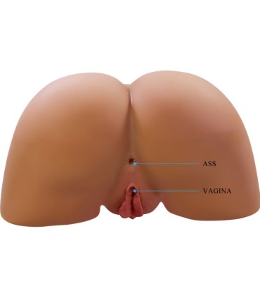 CRAZY BULL ILANA TRASERO FEMENINO REALISTA VIBRADOR SUCCIONADOR CON SONIDO 68 KG