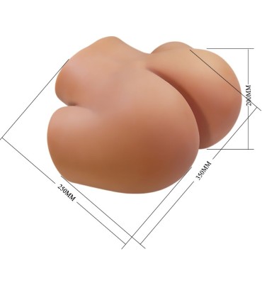 CRAZY BULL ILANA TRASERO FEMENINO REALISTA VIBRADOR SUCCIONADOR CON SONIDO 68 KG