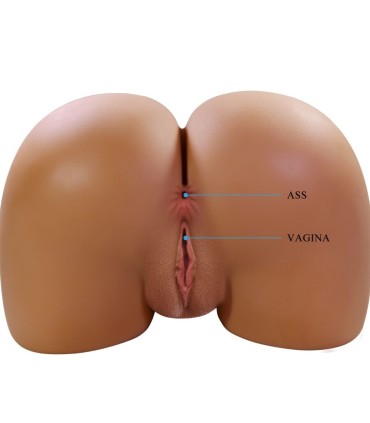 CRAZY BULL WENDY TRASERO FEMENINO REALISTA VIBRADOR SUCCIONADOR CON SONIDO 11 KG