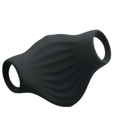 ROCKS OFF PALM MASTURBADOR VIBRADOR FLEXIBLE NEGRO