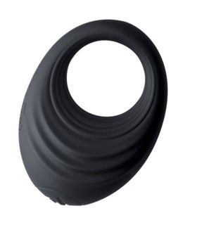 ROCKS OFF SPIRE ANILLO VIBRADOR PARA EL PENE NEGRO
