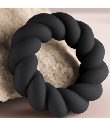 ROCKS OFF TWIST ANILLO MASTURBADOR SILICONA NEGRO