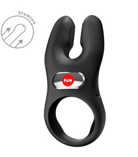 FUN FACTORY NOS PRO ANILLO VIBRADOR PENE NEGRO
