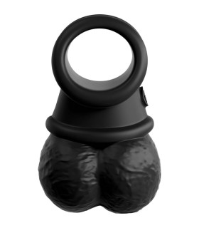 KING COCK TESTICULOS BALANCEANTES EJERCITADOR CON PESO SILICONA