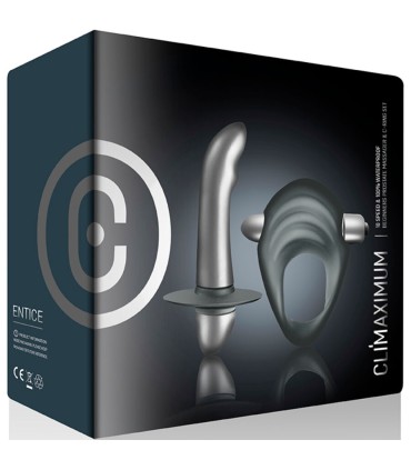 CLIMAXIMUM ENTICE KIT ANILLO PARA PENE VIBRADOR PROSTATA PRINCIPIANTES