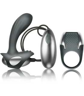 CLIMAXIMUM EXCITE KIT ANILLO PARA PENE MASAJEADOR PROSTATA CON CABLE