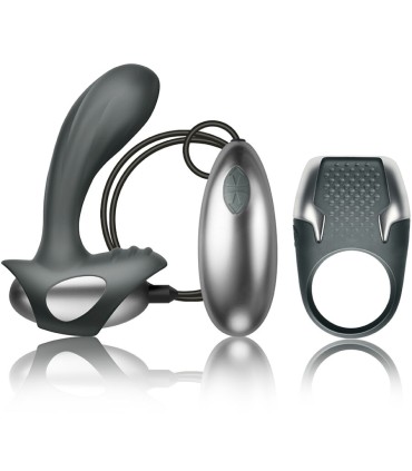 CLIMAXIMUM EXCITE KIT ANILLO PARA PENE MASAJEADOR PROSTATA CON CABLE