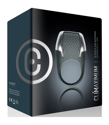 CLIMAXIMUM TYRO ANILLO VIBRADOR PARA PENE LUCES LED