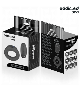 ADDICTED TOYS ANILLO PENE VIBRADOR EFECTO CALOR CONTROL REMOTO