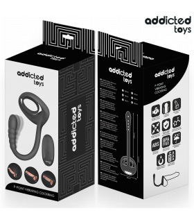 ADDICTED TOYS ANILLO PENE VIBRADOR PUNTOP CONTROL REMOTO